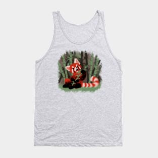 Red Panda Tank Top